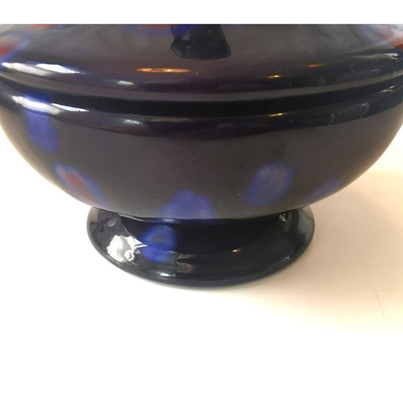 Treat Dispenser Hand Made 1975 Signed F.G. Ceramic - Picture 9 of 9